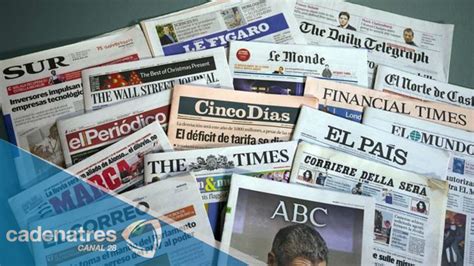 Las portadas de los principales periódicos mexicanos: 14 ...