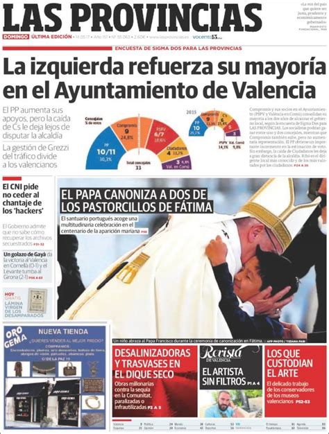 Las provincias  14/05/2017    La Prensa Diaria