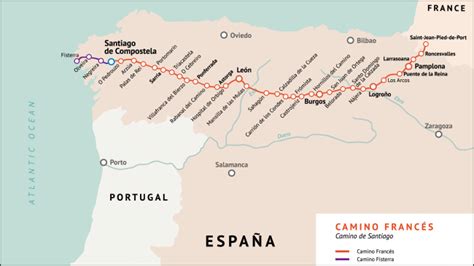 Las rutas del Camino de Santiago