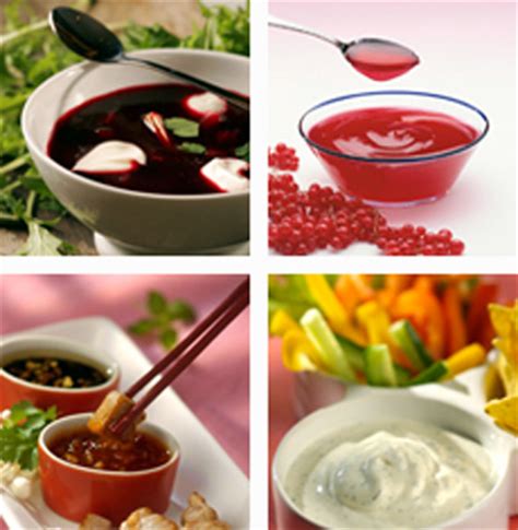 Las salsas: Tipos de salsas