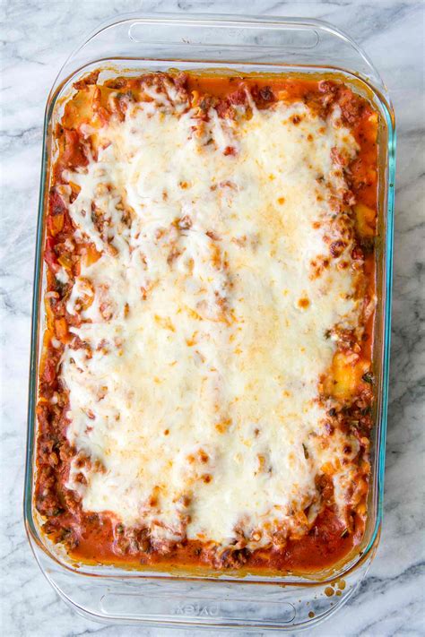 Lasagna Recipe | SimplyRecipes.com