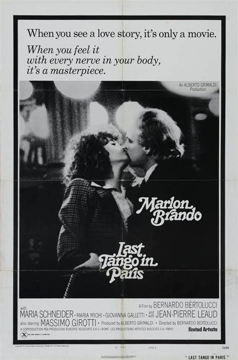 Last Tango in Paris Movie Poster  #2 of 3    IMP Awards