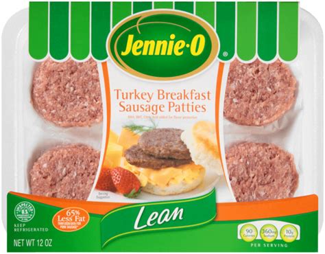 Lean Turkey Breakfast Sausage Patties | JENNIE O® Product Info