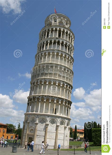 Leaning Tower Of Pisa Italy Stock Image   Image of mistake ...