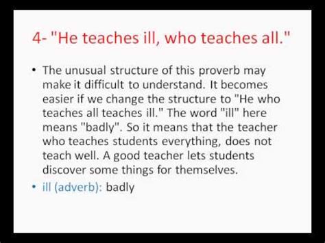 Learn English Proverbs With Meanings   YouTube