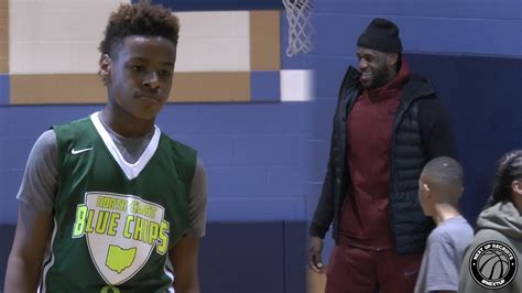 LeBron James Jr. shows off High IQ with King James ...