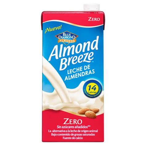 Leche de Almendras Almond Breeze Zero | Bebida vegetal ...