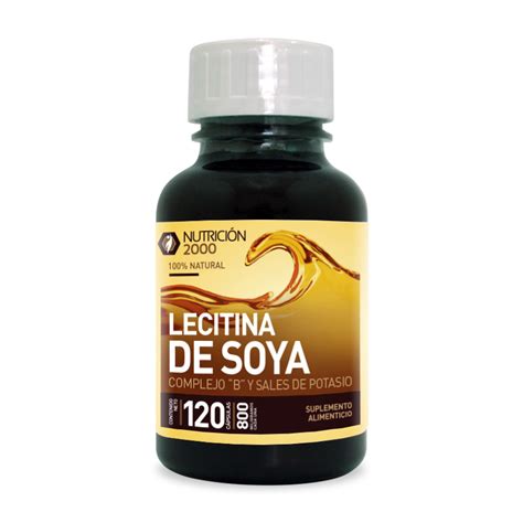 Lecitina de Soya con Complejo B 120 Cápsulas 500 mg   La ...