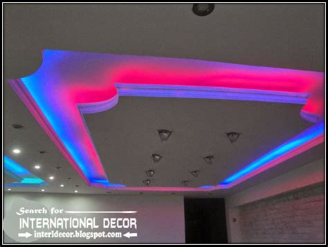 LED ceiling lights, LED strip lighting ideas in the interior
