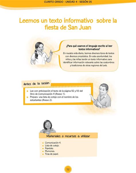 Leemos un texto informativo sobre la fiesta de San Juan   PDF