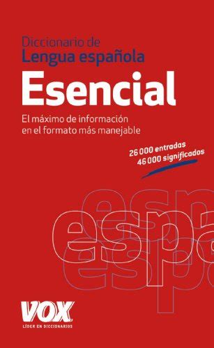Leer Libro Diccionario Esencial De La Lengua Española ...