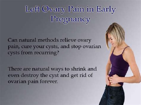 Left Ovary Pain In Early Pregnancy