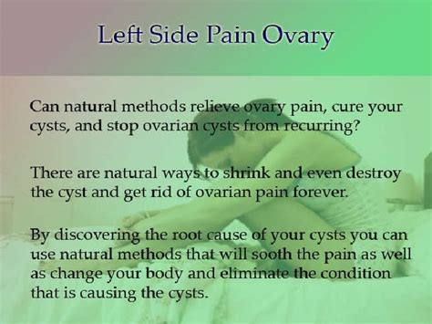 Left Side Pain Ovary