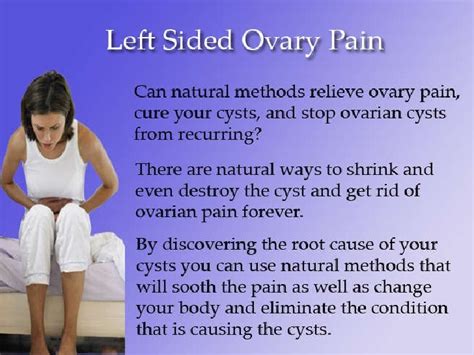 Left Sided Ovary Pain
