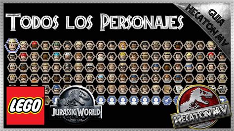 LEGO Jurassic World | TODOS LOS PERSONAJES | Guía en ...