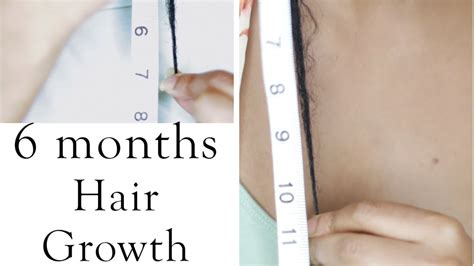 Length Check & Natural Hair Growth in 6 months   YouTube