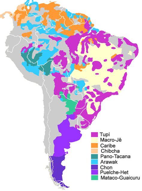 Lenguas indígenas de América del Sur Wikipedia, la ...