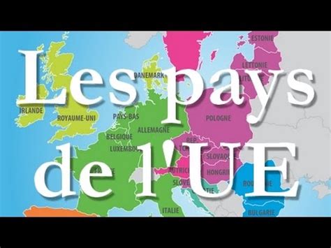 Les pays de l Union européenne   YouTube