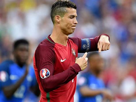 Lesión de Cristiano Ronaldo fotos final Eurocopa ...