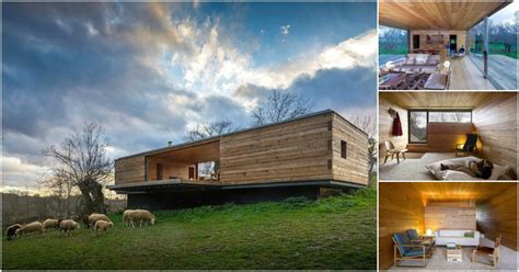 Let the Outside Come in While at This Modern Wooden Tiny ...