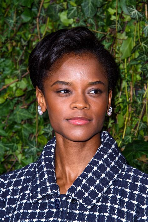 LETITIA WRIGHT at Charles Finch & Chanel Pre bafta Party ...