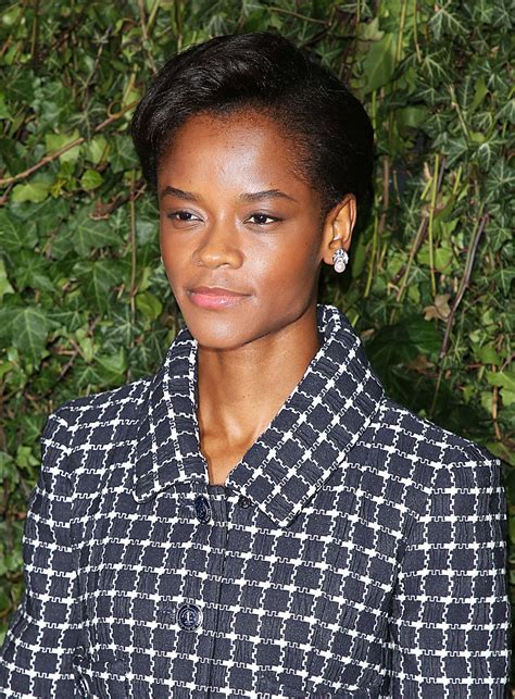 LETITIA WRIGHT at Charles Finch & Chanel Pre bafta Party ...