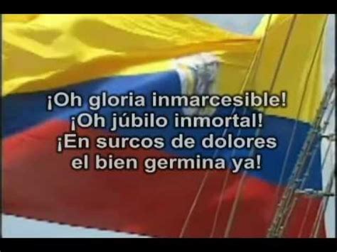 Letra Himno Nacional de Colombia   Colombia