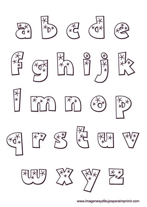 Letras del abecedario bonitas | Imagenes y dibujos para ...