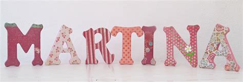 letras para decorar la habitación de los pequeños | Letras ...
