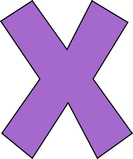 letter x clip art