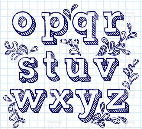 Letter20 Vector Image | Letras minúsculas, Diseños de ...