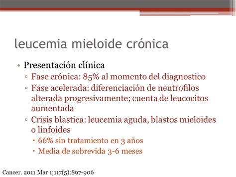 leucemia mieloide crónica   ppt video online descargar