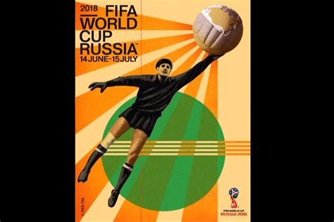 Lev Yashin protagoniza el poster del Mundial de Rusia 2018