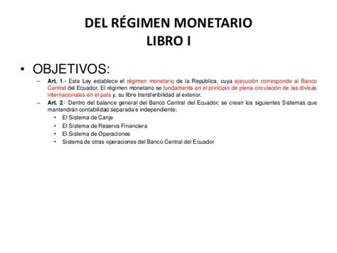 Ley orgánica de régimen monetario y banco del estado