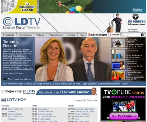 Libertad Digital Televisión estrena una nueva web ...