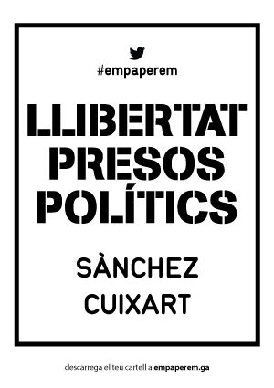 Libertad presos políticos , la nueva campaña de Empaperem