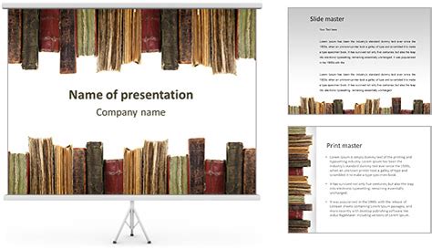 Libri Antichi I pattern delle presentazioni del PowerPoint ...