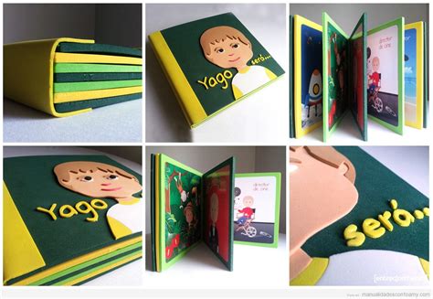 Libro personalizado para niños hecho con foamy ...
