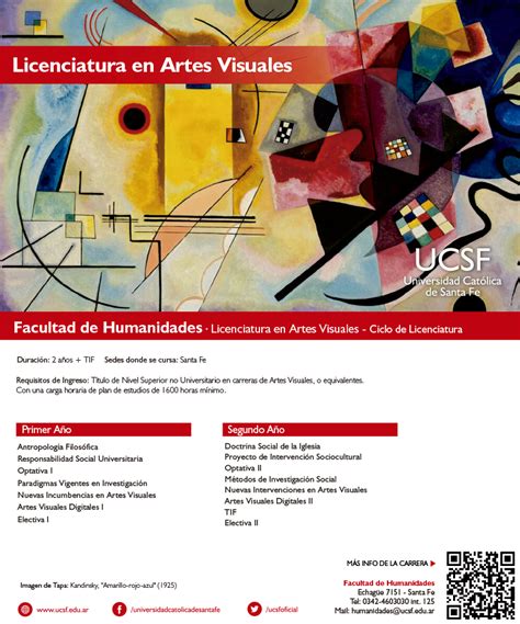 Licenciatura en Artes Visuales | UCSF