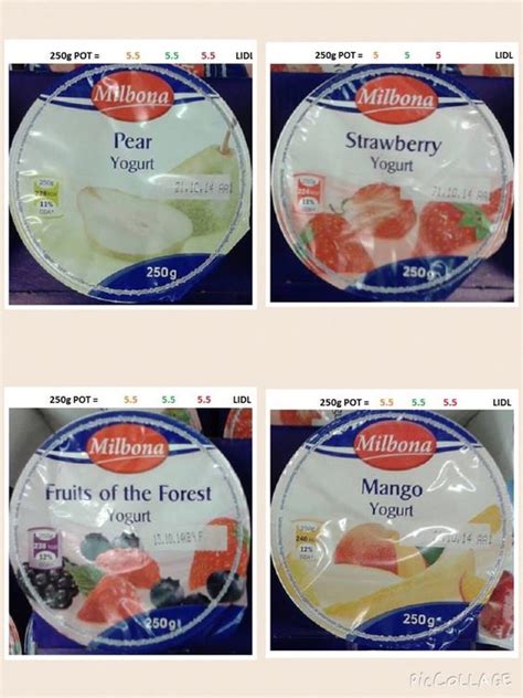 Lidl   Milbona Yogurts | slimming world | Pinterest | Yogurt