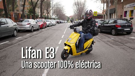 Lifan E3: la scooter eléctrica que tú también te puedes ...