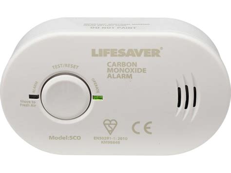 Lifesaver Carbon Monoxide Alarm 5CO carbon monoxide ...