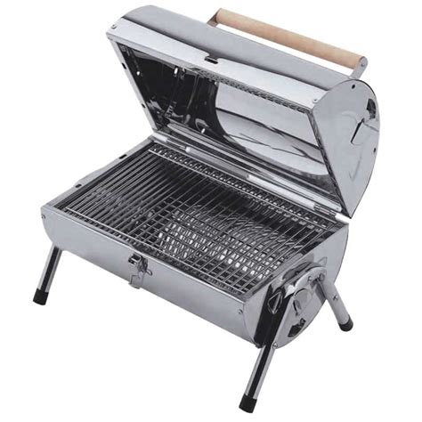 Lifestyle Explorer Stainless Steel Portable Charcoal BBQ ...