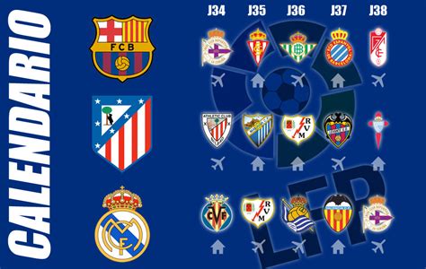 Liga BBVA: ¿Cuál es el calendario de Barça, Atlético y ...