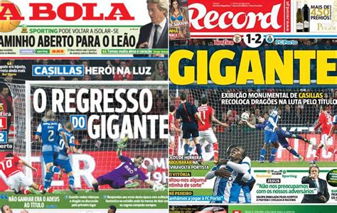 Liga Portuguesa:  El regreso del gigante  Casillas | Marca.com