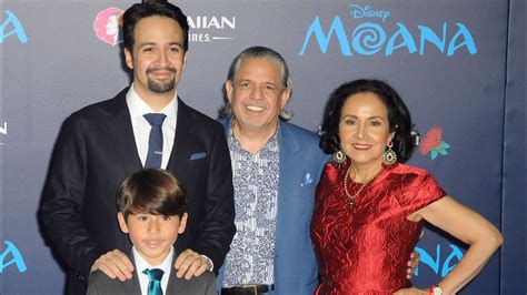 lin manuel miranda with Parents, Wife Vanessa Nadal and ...