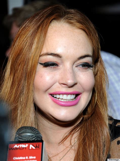 Lindsay Lohan s Makeup Is A Little Cringe Worthy  PHOTOS ...