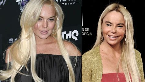 Lindsay Lohan se pone la cara de Leticia Sabater | La ...