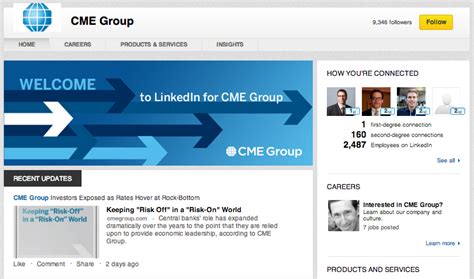 LinkedIn marketing for professional services – CME Group ...