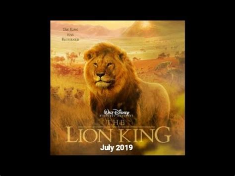Lion King  2019  Trailer and Release dates  Voice castings ...